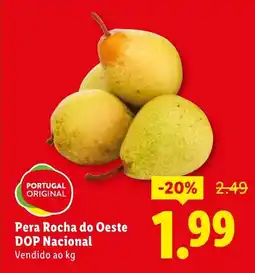 Lidl Pera Rocha do Oeste DOP Nacional promoção