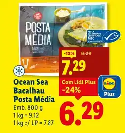 Lidl Ocean Sea Bacalhau Posta Média promoção