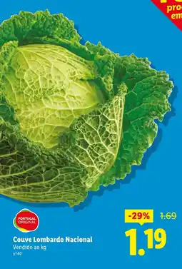 Lidl Couve Lombardo Nacional promoção