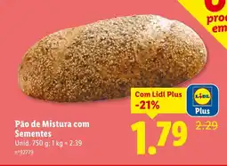 Lidl Pão de Mistura com Sementes promoção