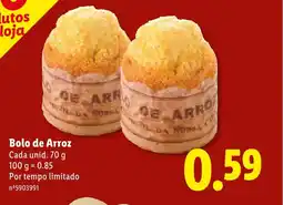 Lidl Bolo de Arroz promoção