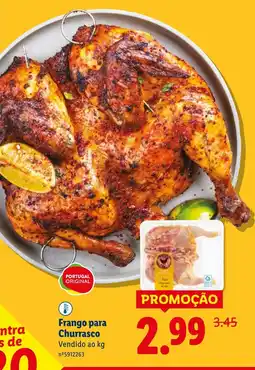 Lidl Frango para Churrasco promoção
