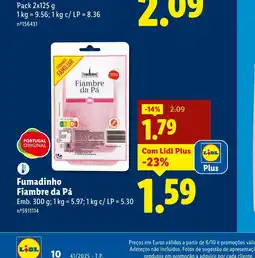 Lidl Fumadinho Fiambre da Pá promoção