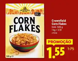 Lidl Crownfield Corn Flakes promoção