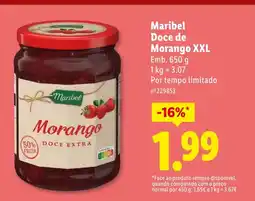 Lidl Maribel Doce de Morango XXL promoção