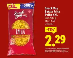 Lidl Snack Day Batata Frita Palha XXL promoção