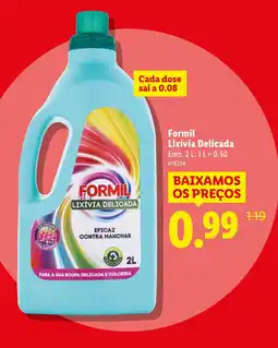 Lidl Formil Lixívia Delicada promoção