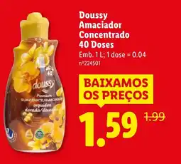 Lidl Doussy Amaciador Concentrado promoção