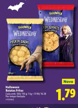 Lidl Halloween Batatas Fritas promoção