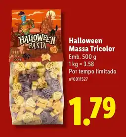 Lidl Halloween Massa Tricolor promoção