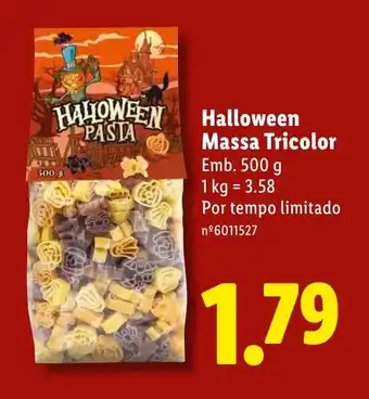Lidl Halloween Massa Tricolor promoção