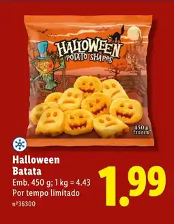 Lidl Halloween Batata promoção