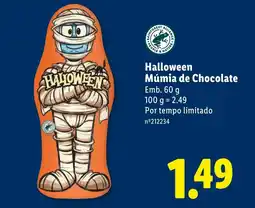 Lidl Halloween Múmia de Chocolate promoção