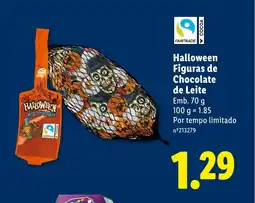 Lidl Halloween Figuras de Chocolate de Leite promoção