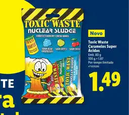 Lidl Toxic Waste Caramelos Super Ácidos promoção