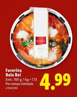 Lidl Favorina Bolo Rei promoção