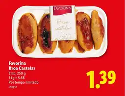 Lidl Favorina Broa Castelar promoção