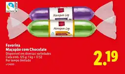Lidl Favorina Maçapão com Chocolate promoção