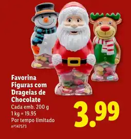 Lidl Favorina Figuras com Drageias de Chocolate promoção