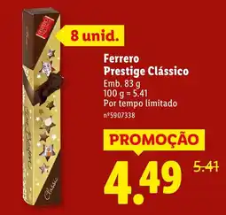 Lidl Ferrero Prestige Clássico promoção