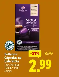 Lidl Bellarom Cápsulas de Café Viola promoção