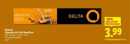 Lidl Delta Q Cápsulas de Café Breakfast promoção