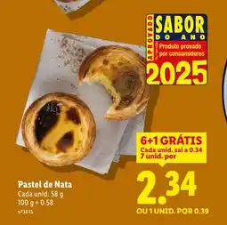 Lidl Pastel de Nata Cada promoção