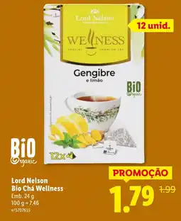 Lidl Lord Nelson Bio Chá Wellness promoção