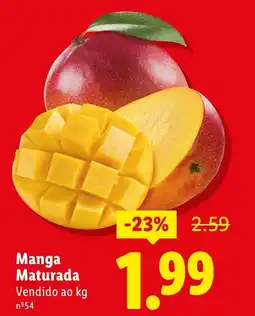 Lidl Manga Maturada promoção