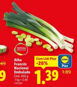 Lidl Alho Francês Nacional Embalado promoção