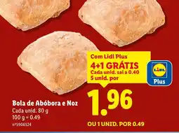 Lidl Bola de Abóbora e Noz promoção