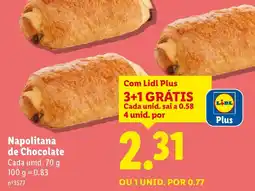 Lidl Napolitana de Chocolate promoção
