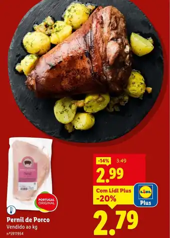 Lidl Pernil de Porco promoção
