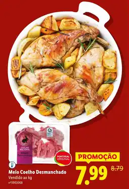 Lidl Meio Coelho Desmanchado promoção