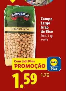 Lidl Campo Largo Grão de Bico promoção