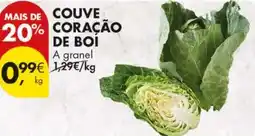 Pingo Doce Couve coração de boi promoção