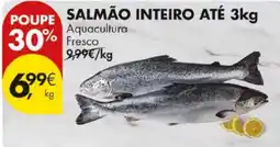 Pingo Doce Salmão inteiro até 3kg promoção