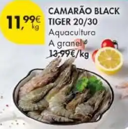 Pingo Doce Camarão black tiger 20/30 promoção