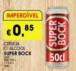 Meu Super Cerveja c/ álcool super bock promoção