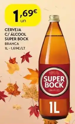 Spar Cerveja c/ álcool super bock branca promoção
