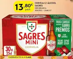 Spar Cerveja c/ álcool sagres promoção