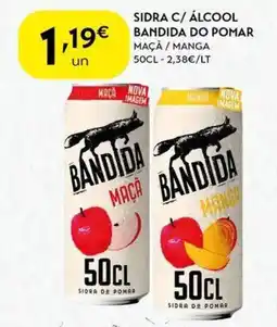 Spar Sidra c/ álcool bandida do pomar promoção