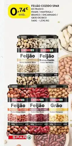 Spar Feijão cozido spar promoção