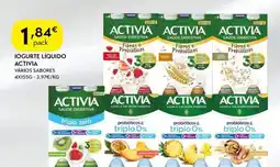 Spar Iogurte líquido activia promoção