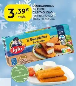 Spar Douradinhos de peixe capitão iglo fornissimo 12un promoção