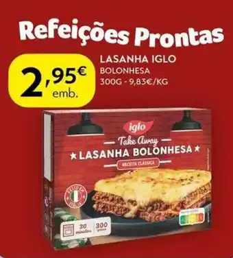 Spar Lasanha iglo bolonhesa promoção