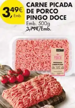Pingo Doce Carne picada de porco pingo doce promoção