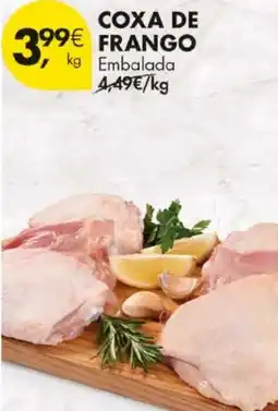 Pingo Doce Coxa de frango embalada promoção