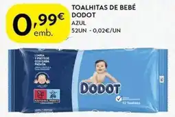 Spar Toalhitas de bebé dodot promoção