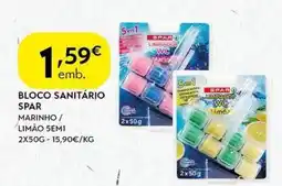 Spar Bloco sanitário spar promoção